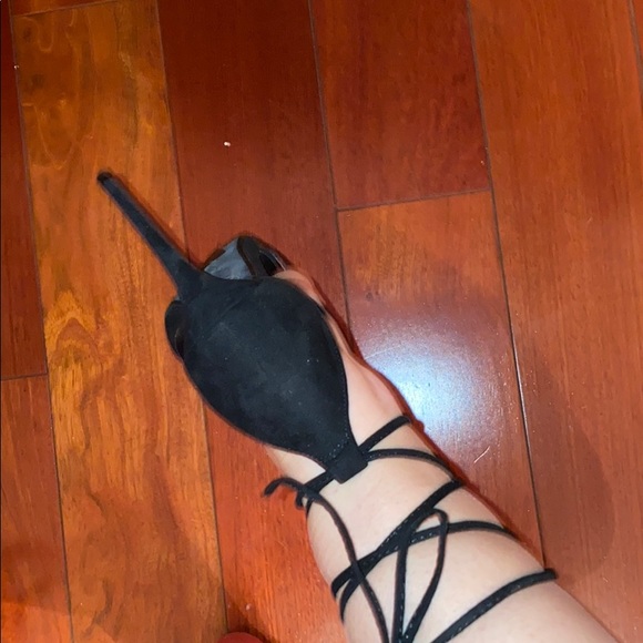 Black heeled sandals - Picture 2 of 6